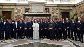Juventus e Lazio recebem bênção do Papa Francisco