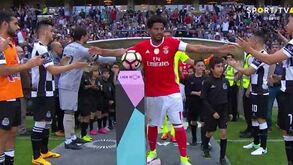 Jogadores do Boavista fizeram guarda de honra aos tetracampeões