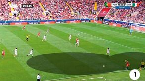 O Portugal-México visto à lupa: O corredor do golo