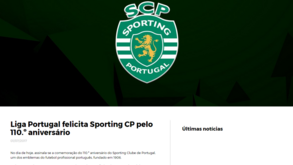 Liga deu os parabéns ao Sporting... mas enganou-se no aniversário