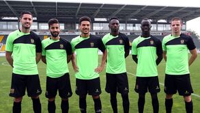 Awer Mabil foi a novidade na apresentação