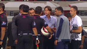 Árbitro não deixou Sérgio Conceição assistir aos penáltis e o jogo.... acabou logo ali