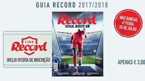 Guia Record 2017/18 sexta-feira nas bancas