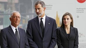 Marcelo e Costa presentes em missa em Barcelona