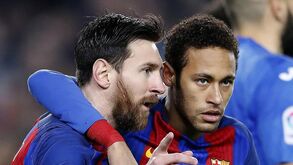 Messi para Neymar: «Eu faço de ti Bola de Ouro»