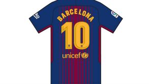 Nome da cidade substitui os de Messi e companhia nas costas das camisolas do Barcelona
