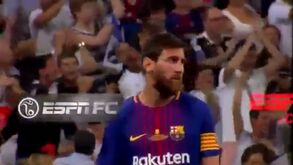 Já vimos muitas reações ao golo de Asensio mas faltava a de Messi!