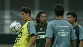 Pequeno Ronaldo queria jogar no palco dos grandes