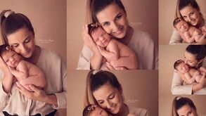 Mulher de Rúben Neves em produção com filha
