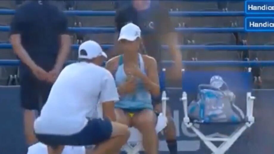 Atleta cazaque perdeu o jogo em New Haven, nos Estados Unidos, por duplo parcial 0-6, frente a Alizé Cornet.