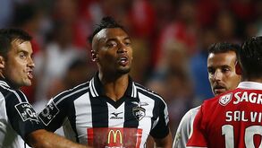 Fabrício indignado com árbitro