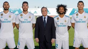 Real Madrid: Ronaldo continua no grupo de capitães onde Benzema ocupa lugar de Pepe