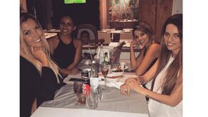 Mulher de Ederson mata saudades de Portugal