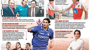 Nuno Gomes já deixou o Benfica... três vezes