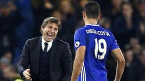 Na hora do adeus Diego Costa não esquece Conte 