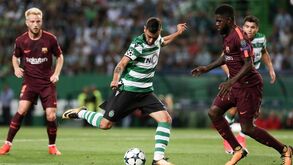 As melhores imagens do Sporting-Barcelona