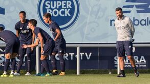 Oito 'bês' em mais um treino de preparação para jogo com Lusitano Évora