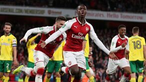 Edward Nketiah salva o Arsenal com um bis providencial