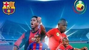Equipa de lendas do Barcelona supera seleção de ex-jogadores de Moçambique