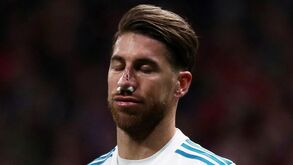Sergio Ramos fraturou o nariz