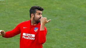 Diego Costa assustou no treino