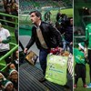 Pais Natal verdes, Bruno a levar prendas e um ambiente de jogo: as imagens do treino do Sporting