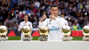 O melhor da história: aí estão as cinco Bolas de Ouro de Ronaldo 