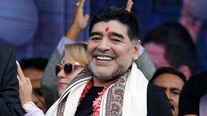 Maradona com estátua polémica na Índia