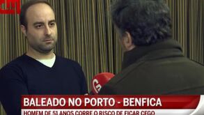 Adepto portista baleado num olho antes do FC Porto-Benfica