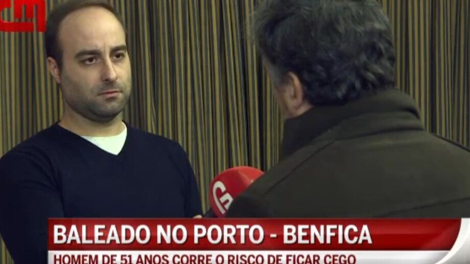 Homem de 51 anos pode ficar cego e contou à CM TV como tudo aconteceu