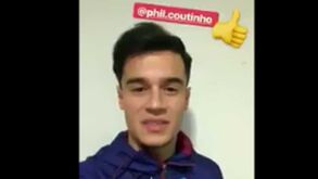 Philippe Coutinho já deixou uma mensagem aos adeptos do Barça