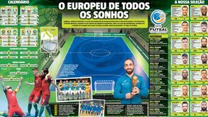 Futsal: os dados do Europeu de todos os sonhos