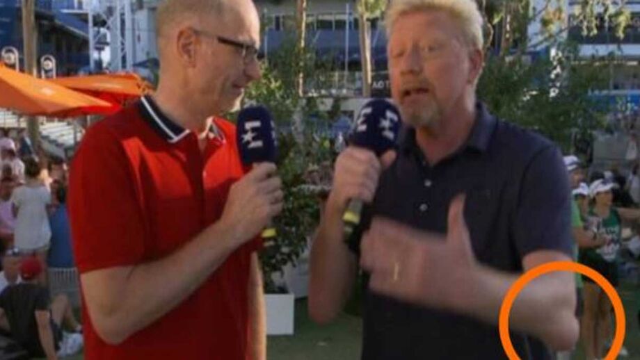 Alemães não se calam com cotovelo de Boris Becker: afinal, o que se passa?