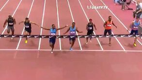 Christian Coleman voou para novo recorde mundial dos 60 metros