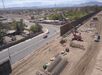 Construção do muro que divide México e EUA