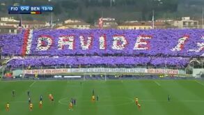 Primeira homenagem a Davide Astori aconteceu no aquecimento