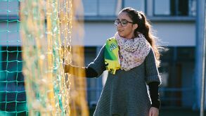 A menina que segue o Tondela para todo o lado