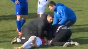 Imagens chocantes: jogador croata morre em campo