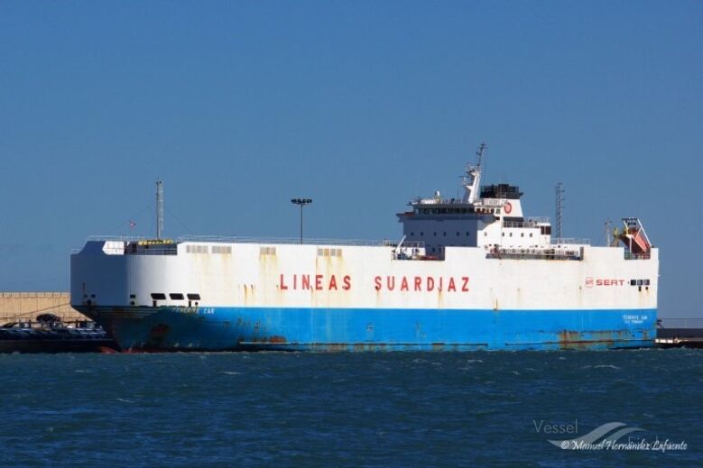 O navio Betanzos
