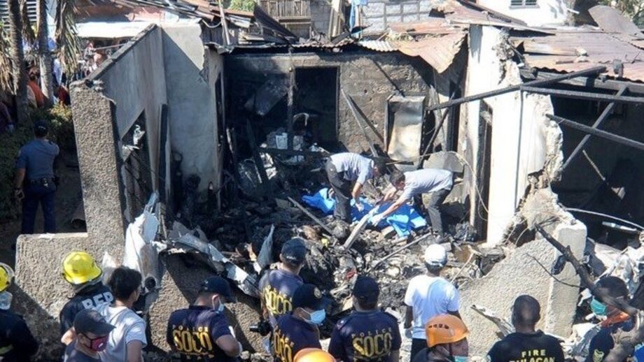 Queda de avião nas Filipinas