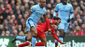 Liverpool-Manchester City: Duelo inglês pelas 'meias'