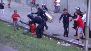 PSP que agrediu adeptos do Benfica em Guimarães diz que agiu 