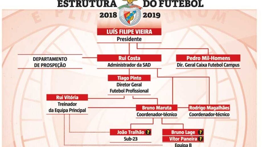 Assim vai ser o Benfica 2018/19: quem fica, quem pode sair e quem reporta a quem