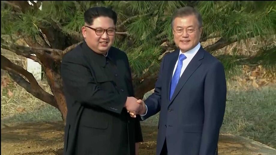 Líderes das Coreias plantaram árvore em sinal de paz