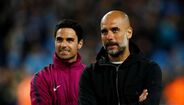 Mikel Arteta e Pep Guardiola