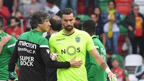 A desilusão de Rui Patrício no final do jogo com o Marítimo