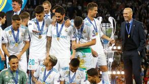 Jogadores do Real Madrid reagem nas redes sociais à saída de Zidane