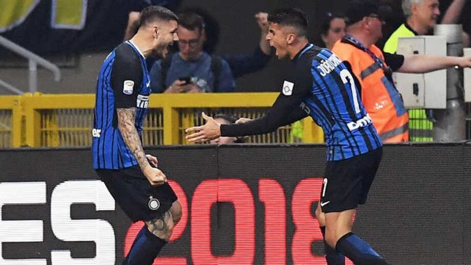 João Cancelo e Mauro Icardi