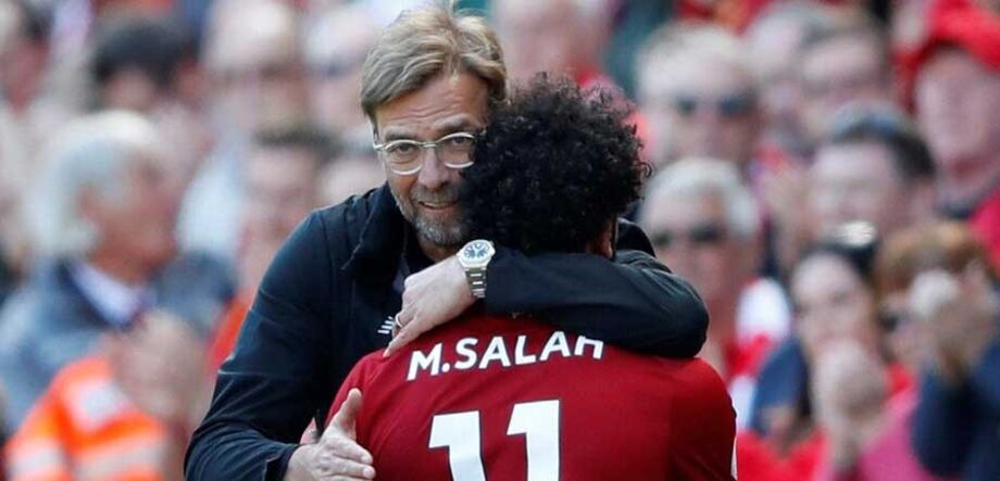 Jürgen Klopp e Salah