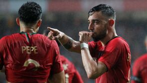 Bruno Fernandes: «Um golo de cabeça não é normal...» 